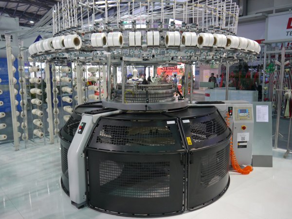 The open width version of the MSC on show at ITMA Asia