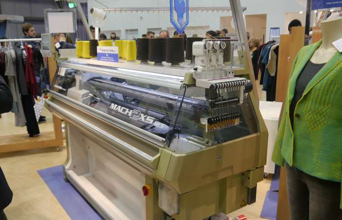 Shima Seiki's latest flagship machine, the MACH2XS123