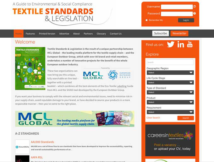 Textile Standards and Legislation